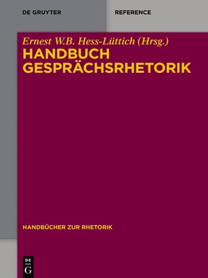 cover image of Handbuch Gesprächsrhetorik